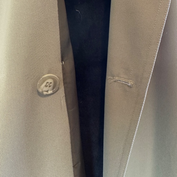 Julia Klein Vintage Trench Coat, Size 10 - Picture 9 of 14